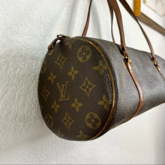 Louis Vuitton Papillon 26 Leather Logomania Bag - Picture 7 of 12